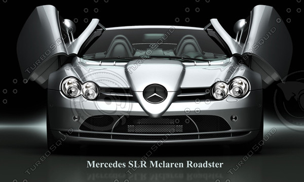 3d max mercedes slr mclaren roadster - Mercedes Benz SLR McLaren Roadster by Oricle